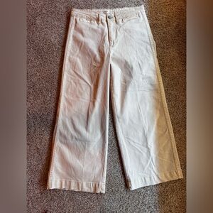 Oat New York Cream Wide Leg Jeans